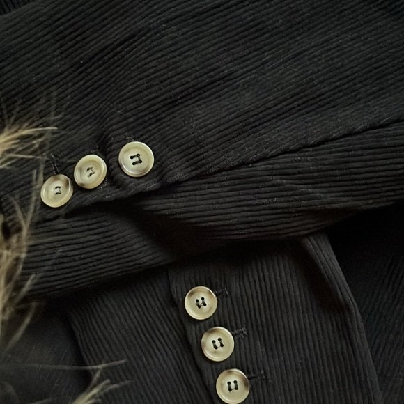 Story Men’s or unisex black corduroy jacket size 5 - Picture 9 of 10